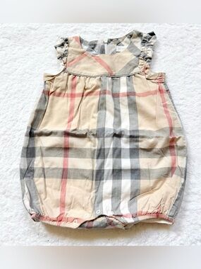 Burberry Baby Rompers Nova Check 9m Girls One Piece
